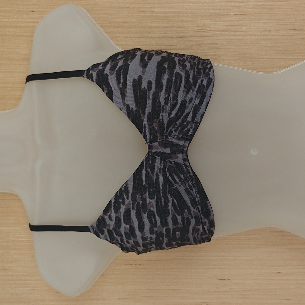 On Gossamer mesh bra